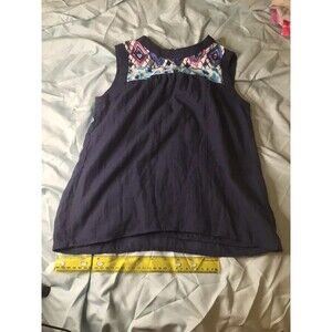 Max + Riley Girls Size Medium Chambray Top